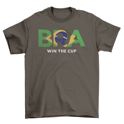 Russia Soccer Football 2018 Cup Championship Brazil Quote "Bra Win the